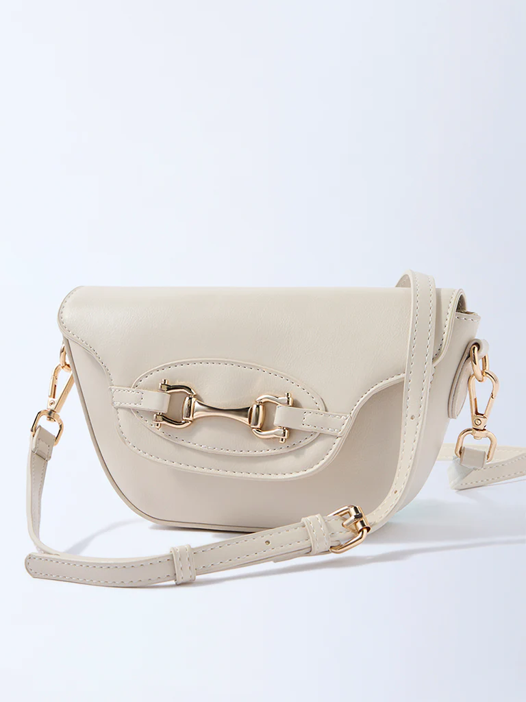 Westside Off-White Hardware-Detailed Sling Bag - Image 3