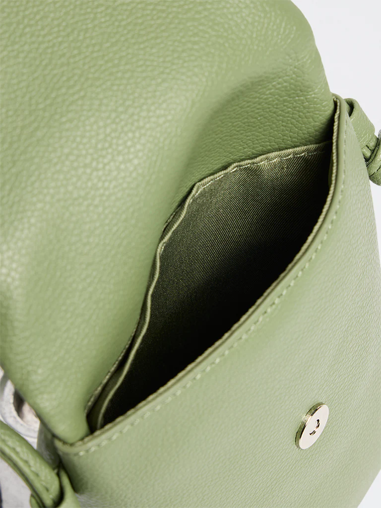 Westside Olive Mini Mobile Sling Bag - Image 4