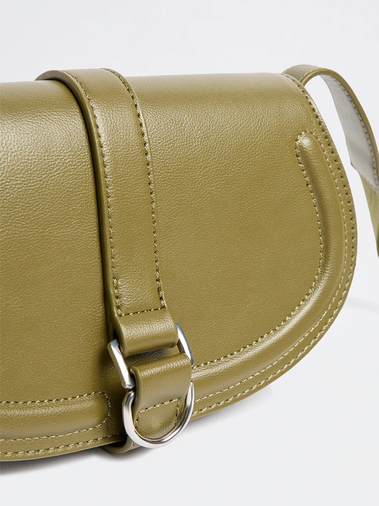 Westside Olive Saddle Sling Bag - Image 3