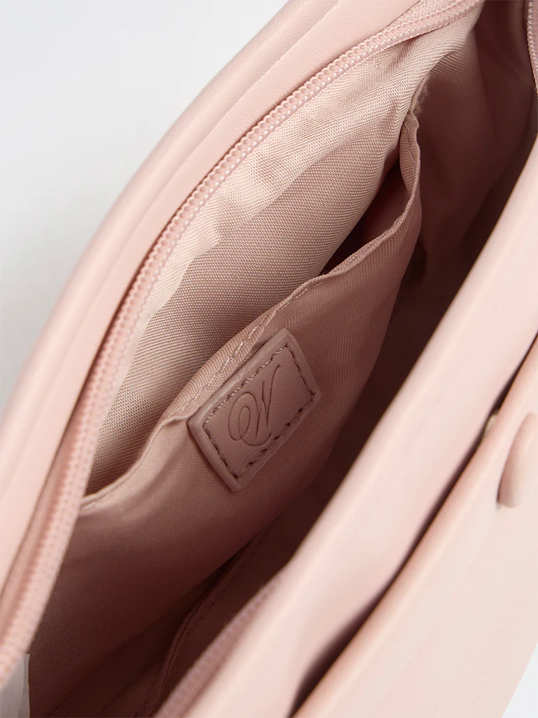 Westside Pink Button-Detail Sling Bag - Image 4
