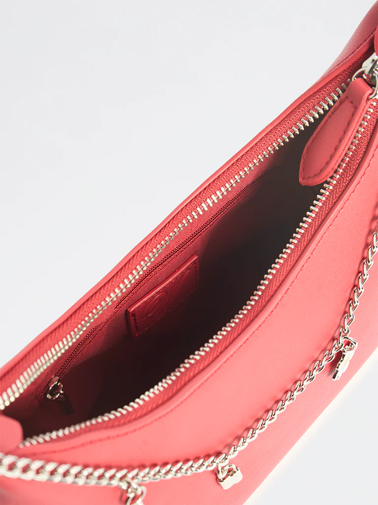 Westside Pink Charms-Detail Shoulder Bag - Image 4