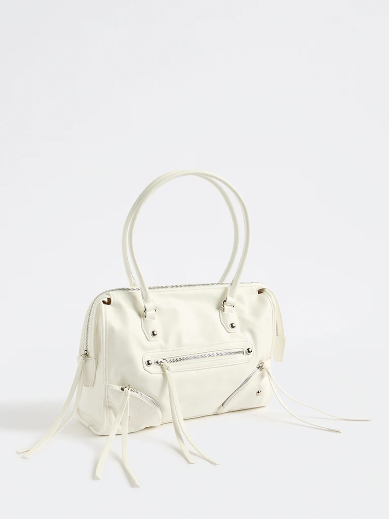Westside White Coachella Tote Bag - Image 2