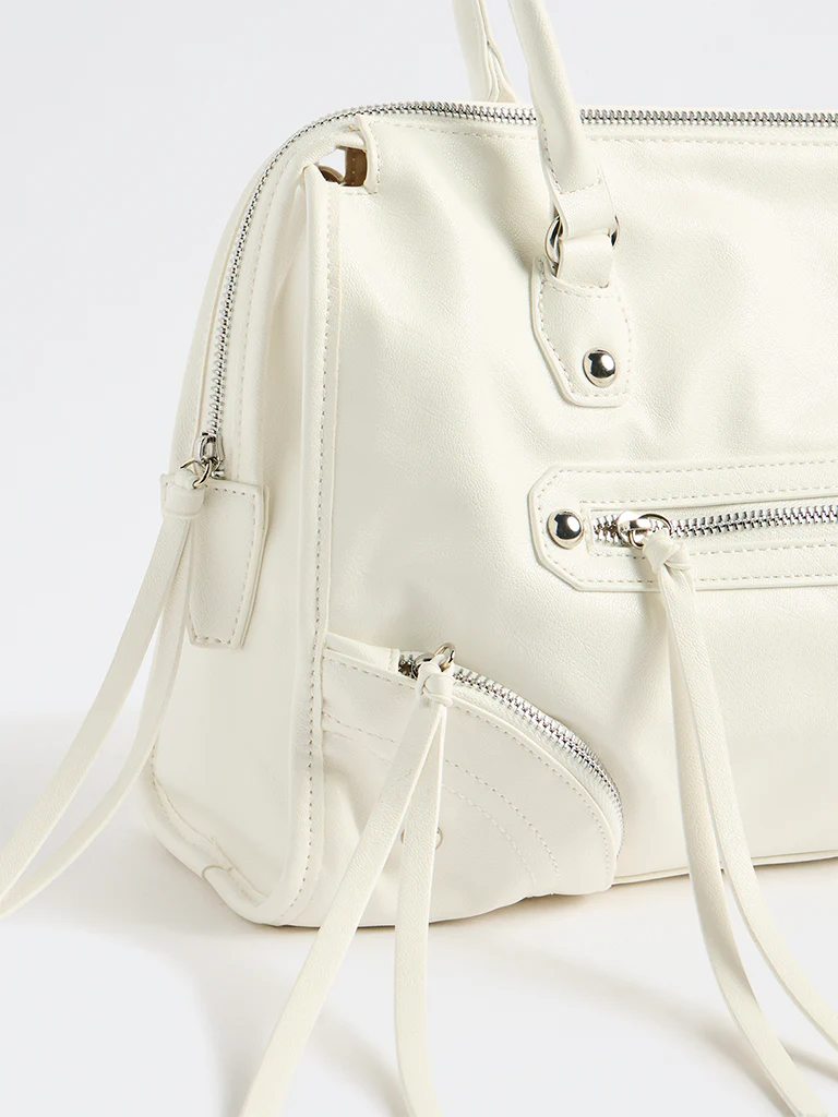 Westside White Coachella Tote Bag - Image 3