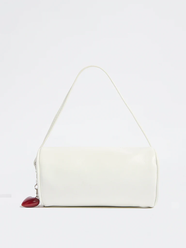 Westside White Heart Sling Bag