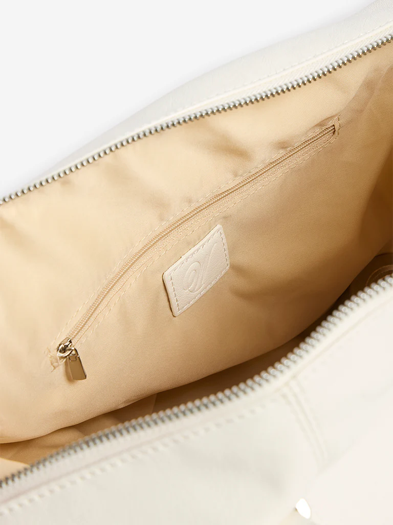 Westside White Satchel Bag - Image 4