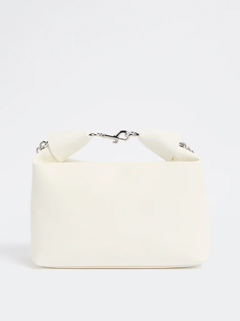 Westside White Top Handle Bag - Image 2