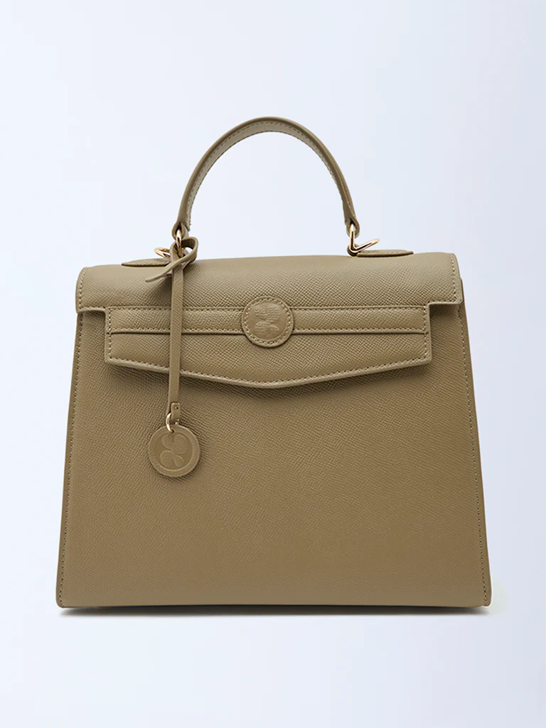 Beatrice Finest Leather Top Handle Bag - Image 2
