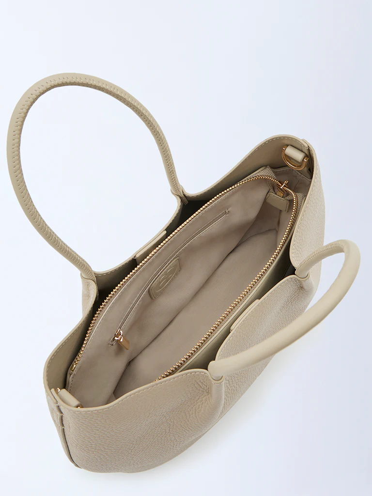 Belle Grain Leather Mini Tote - Image 3