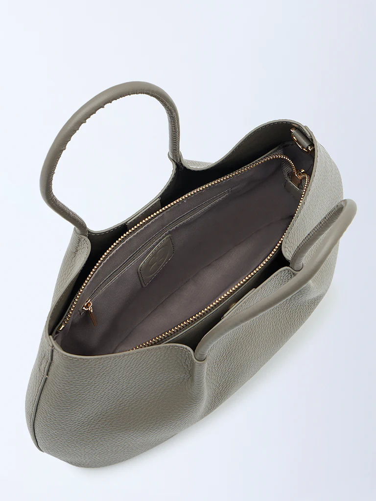 Belle Grain Leather Mini Tote - Image 3