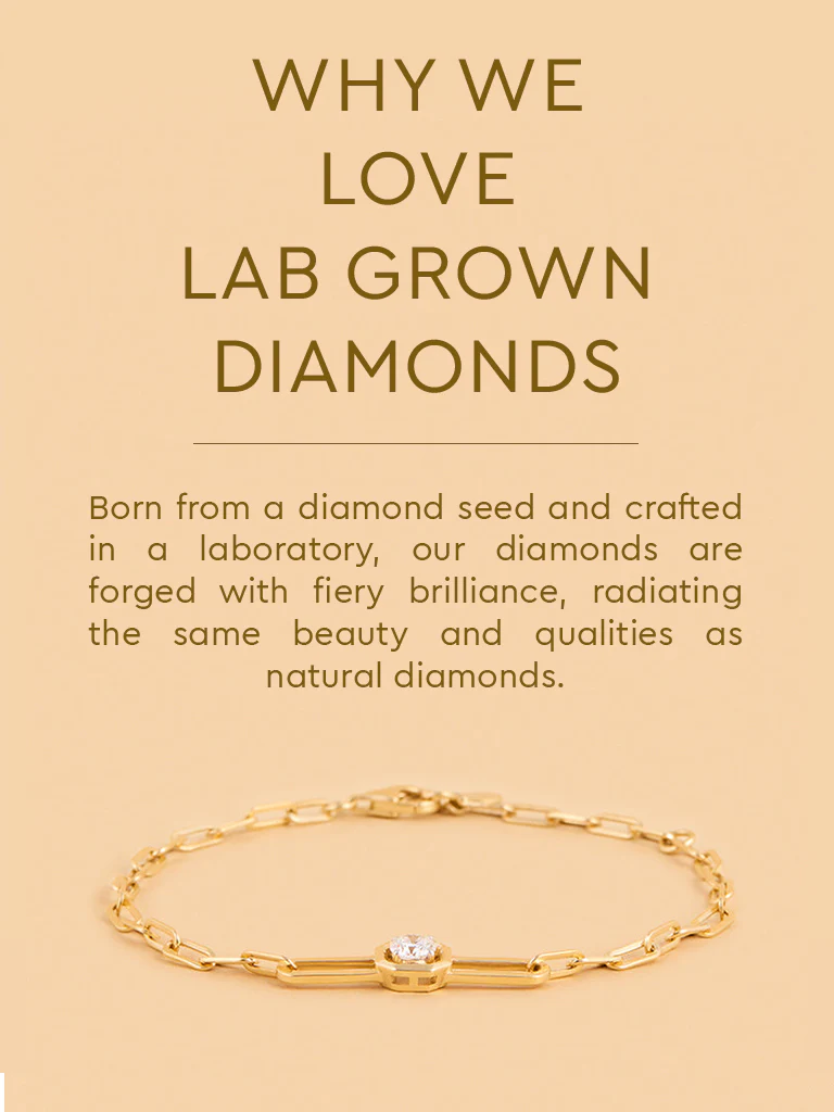 Bold Lab Diamond Chain Bracelet - Image 4