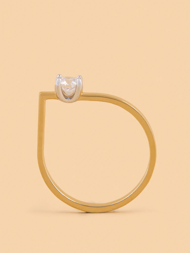 Brilliant Solitaire Lab Diamond Ring - Image 3