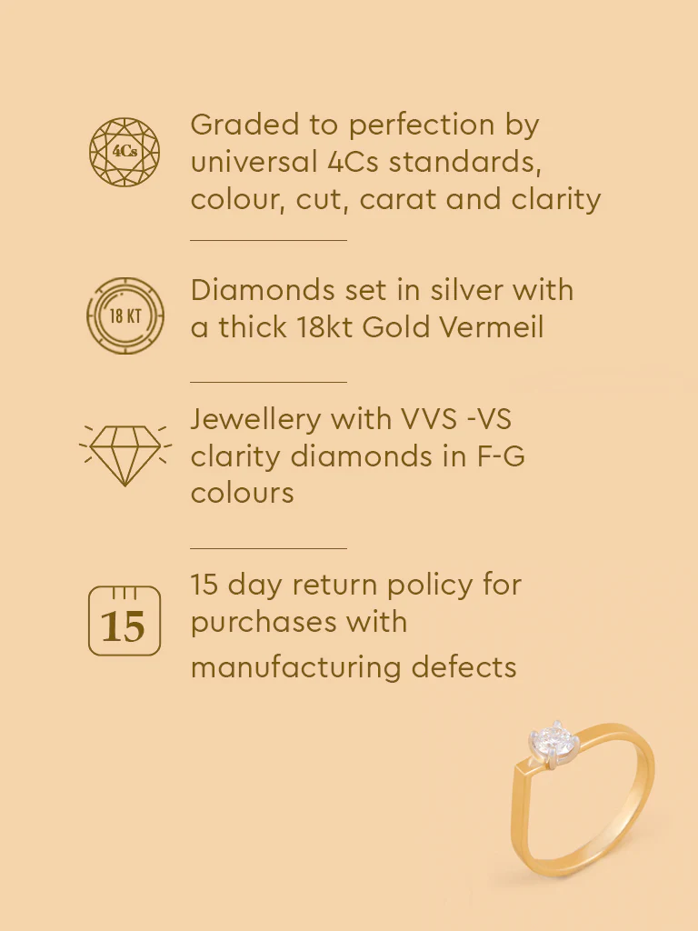 Brilliant Solitaire Lab Diamond Ring - Image 5