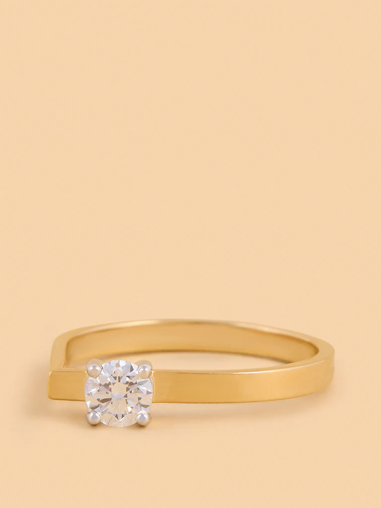 Brilliant Solitaire Lab Diamond Ring - Image 3