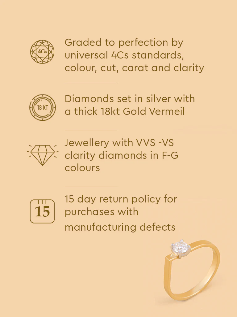 Brilliant Solitaire Lab Diamond Ring - Image 5