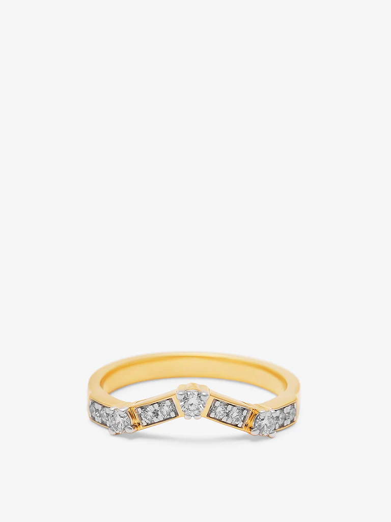 Chevron Lab Diamond Ring - Image 2