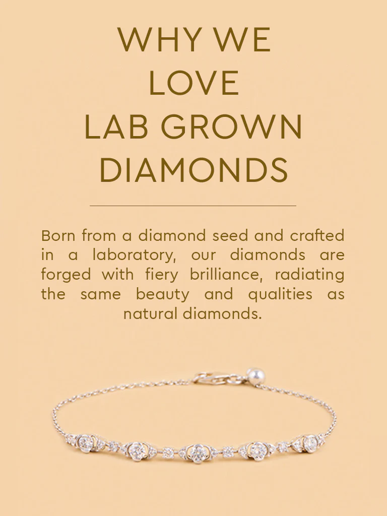 Chic Lab Diamond Chain Bracelet - Image 4