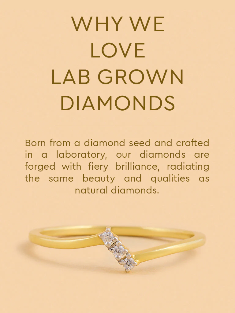 Chic Ring with Cluster Set Lab Diamond - Image 4