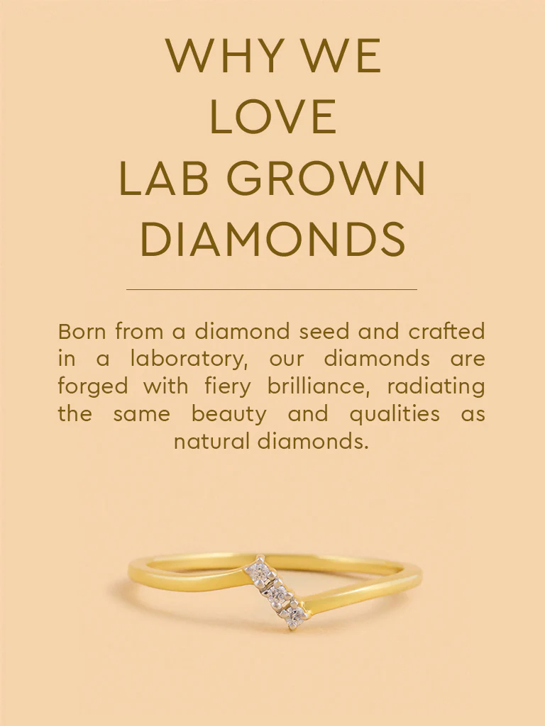 Chic Ring with Cluster Set Lab Diamond - Image 4