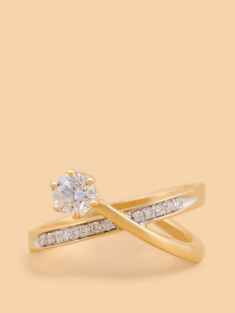 Classic Comet Solitaire Lab Diamond Ring - Image 3