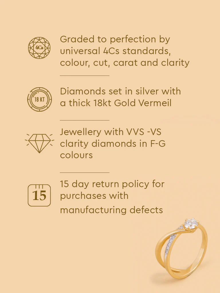 Classic Comet Solitaire Lab Diamond Ring - Image 6