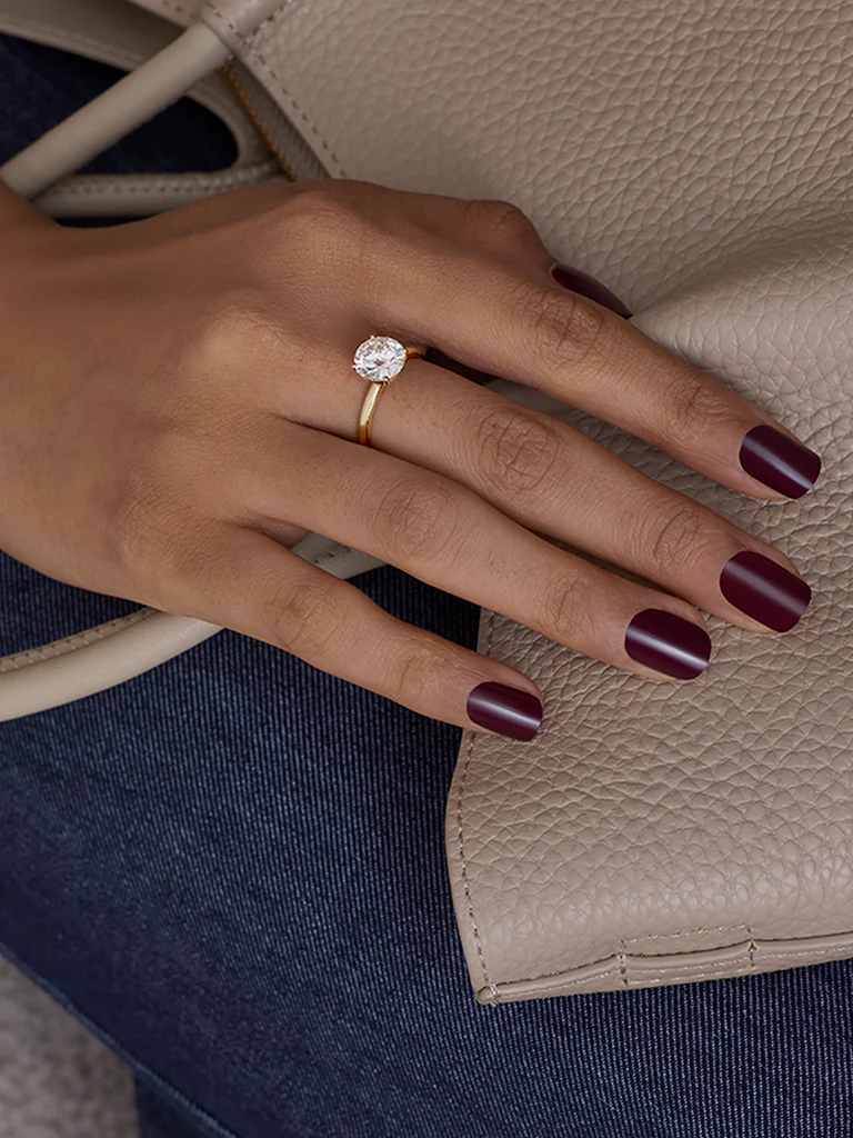 Classic Comet Solitaire Lab Diamond Ring