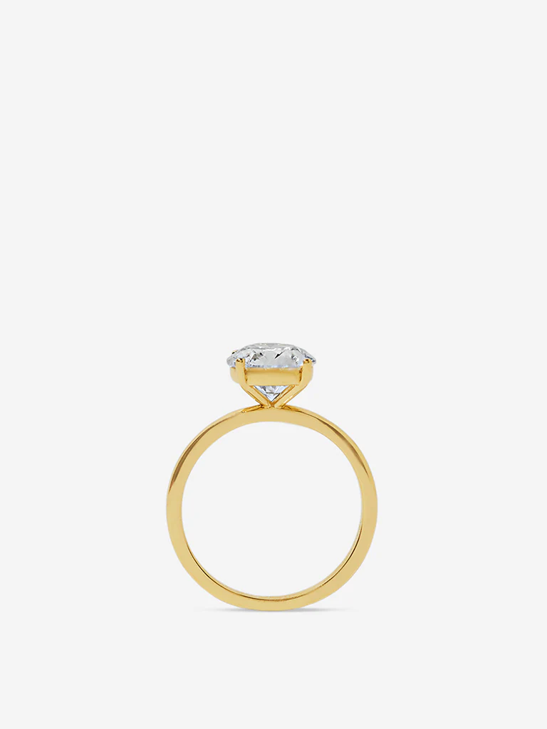 Classic Comet Solitaire Lab Diamond Ring - Image 3