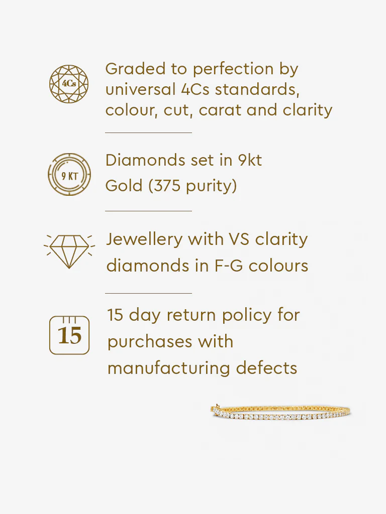 Classic Lab Diamond Tennis Bracelet - Image 6