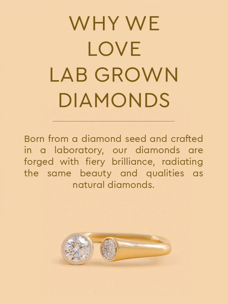 Elegant Twin Gold Plated Lab Diamond Ring - Image 4