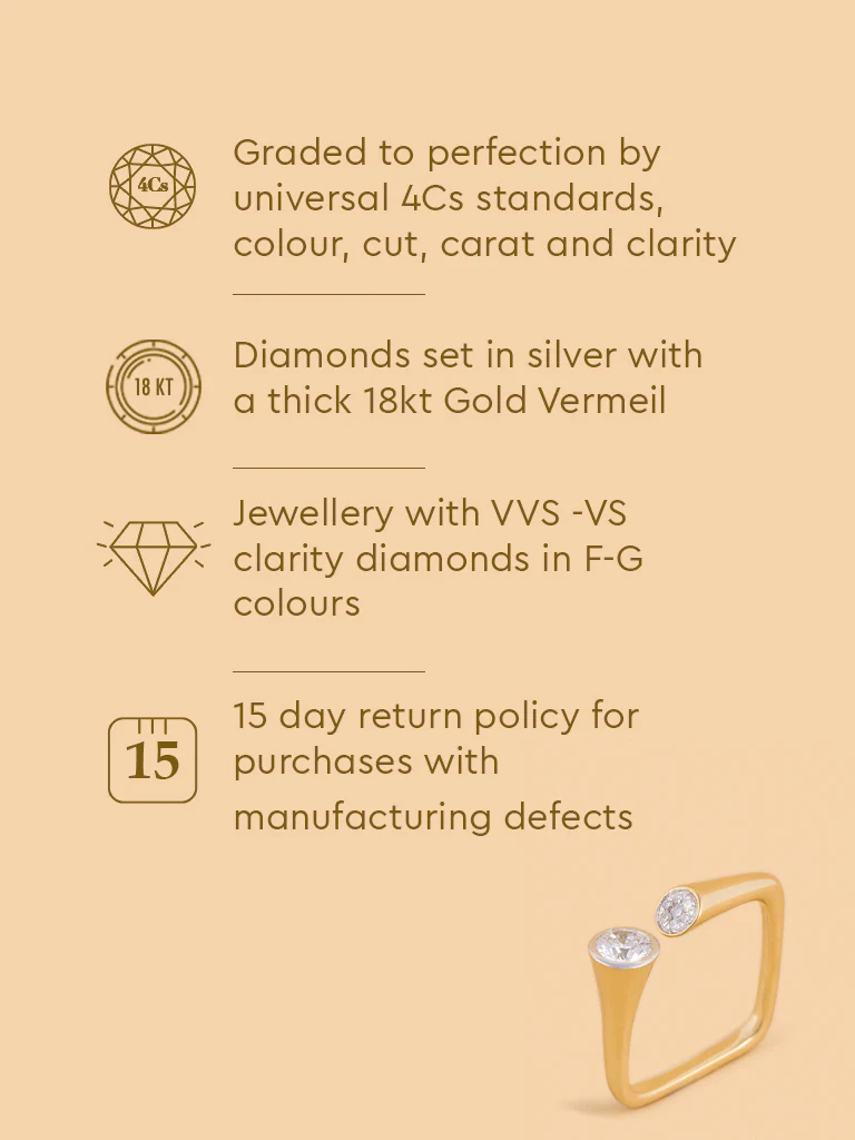 Elegant Twin Lab Diamond Ring - Image 5