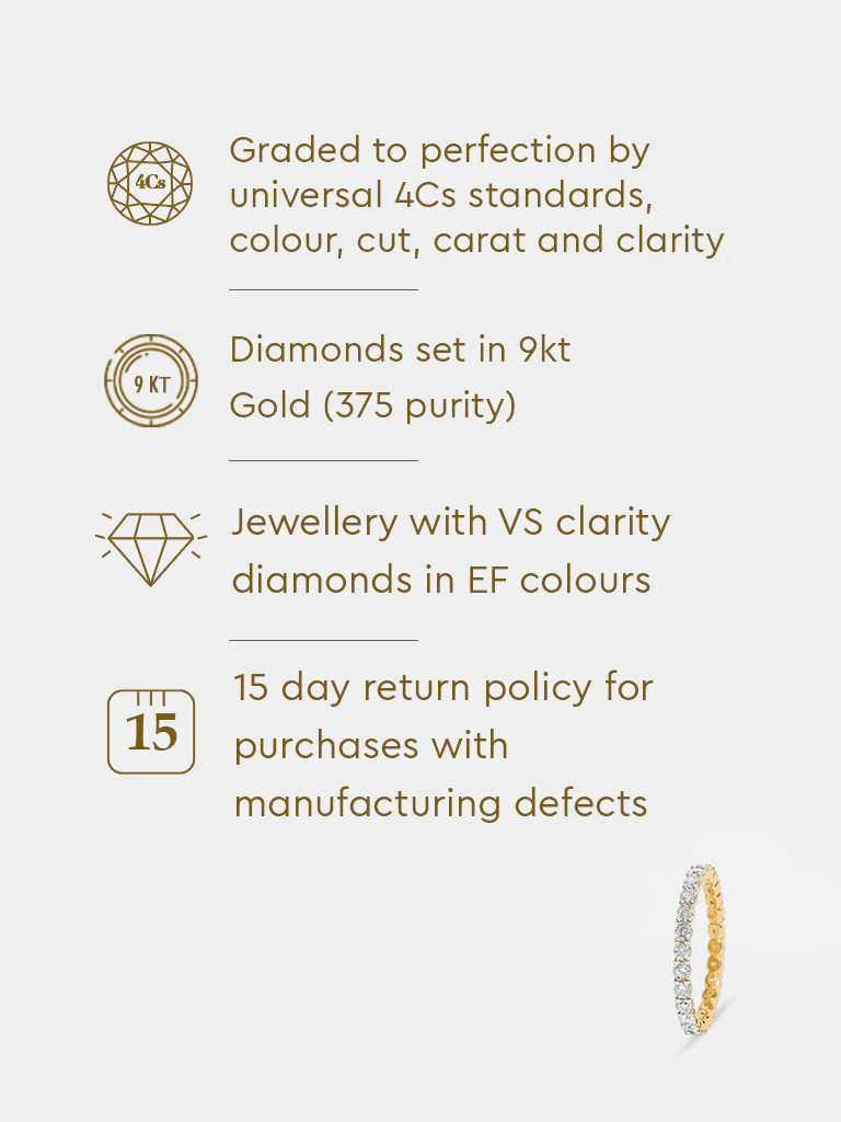 Lab Diamond Eternity Ring - Image 6