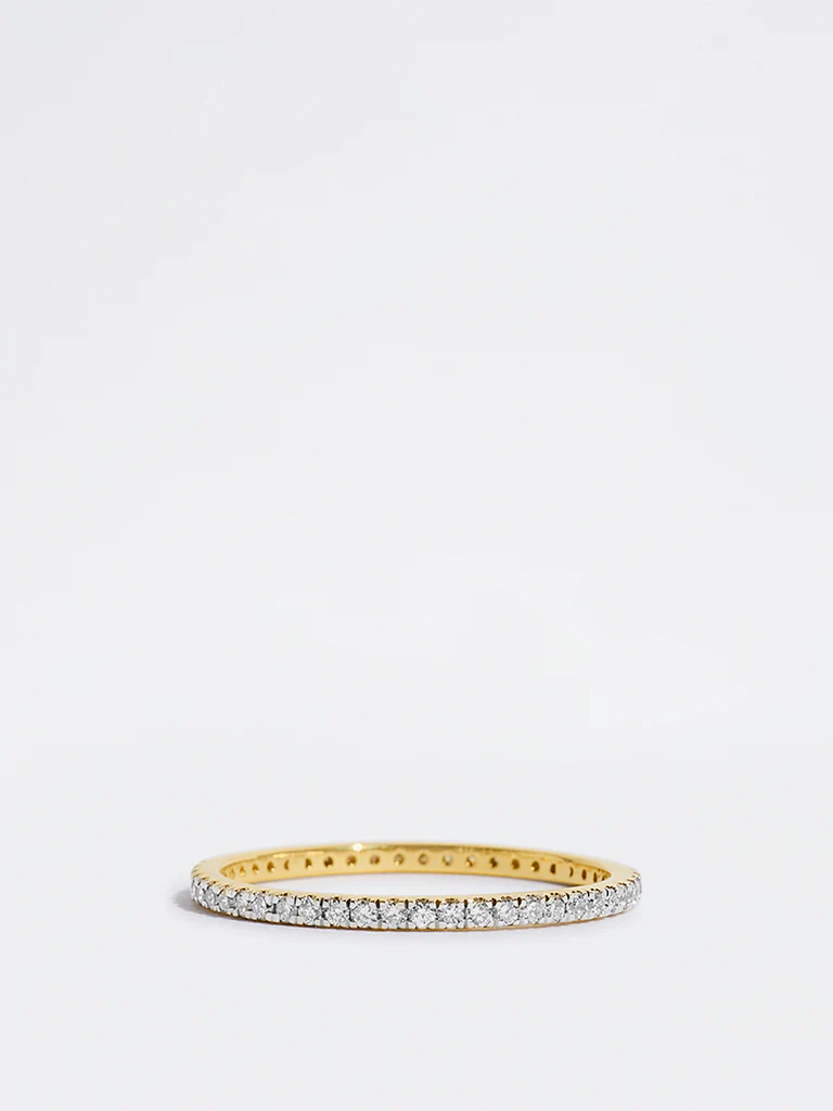 Lab Diamond Eternity Stacker Ring - Image 2