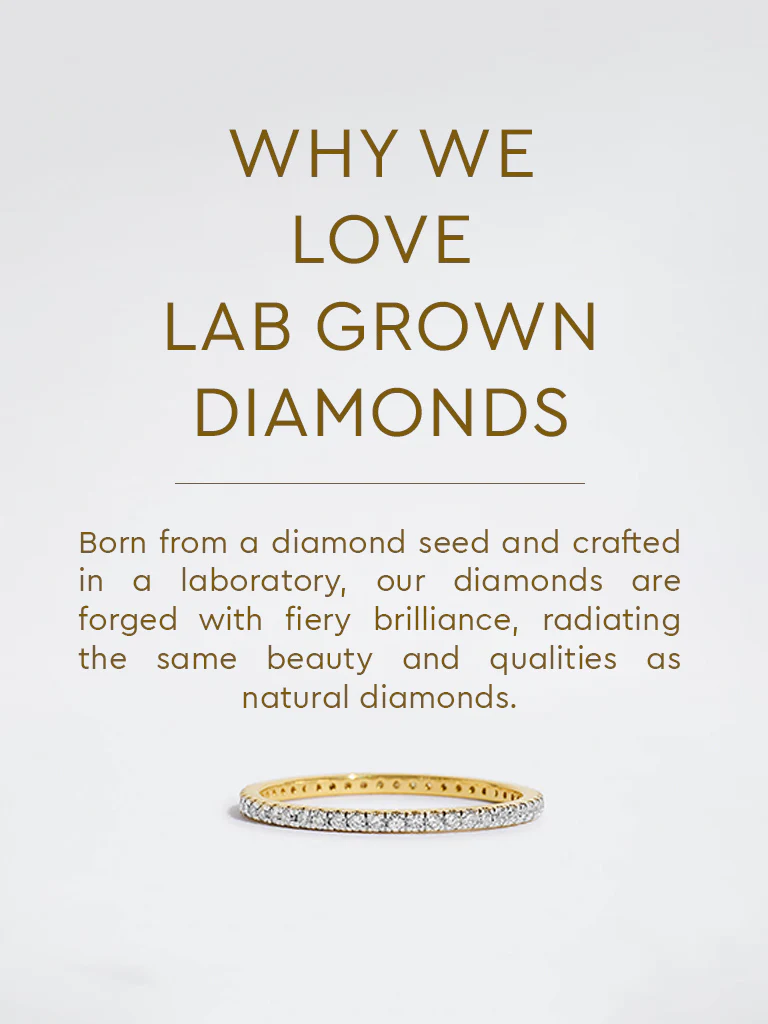 Lab Diamond Eternity Stacker Ring - Image 5