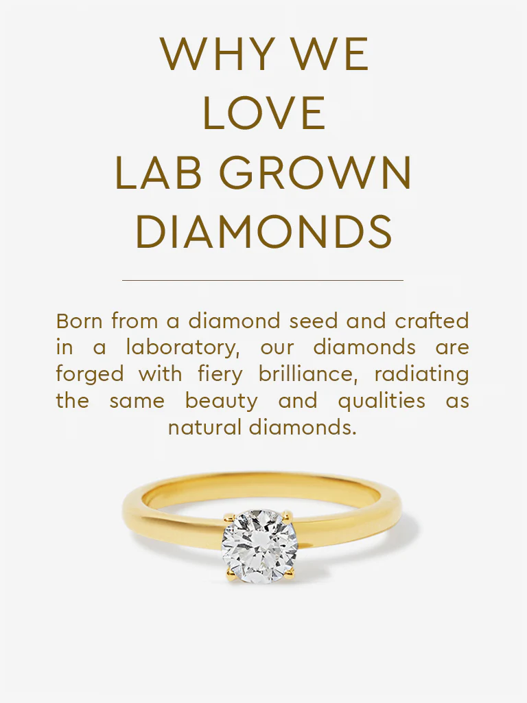 Mini Comet Solitaire Lab Diamond Ring - Image 8
