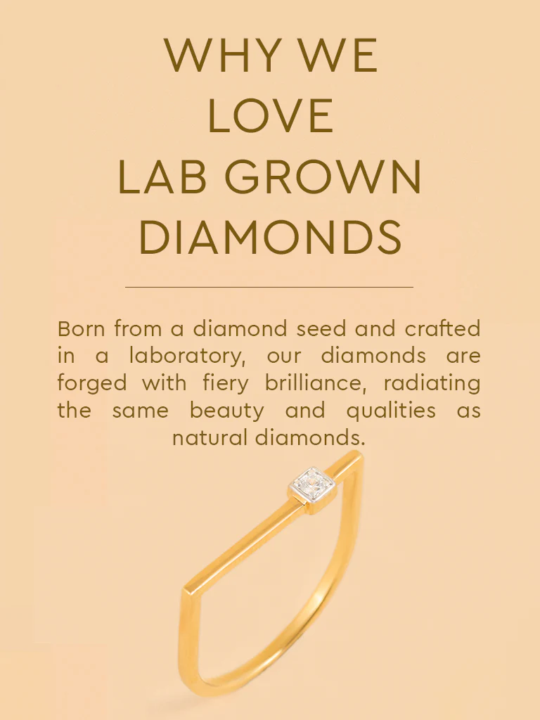 Modern Asymmetrical Solitaire Ring - Image 5