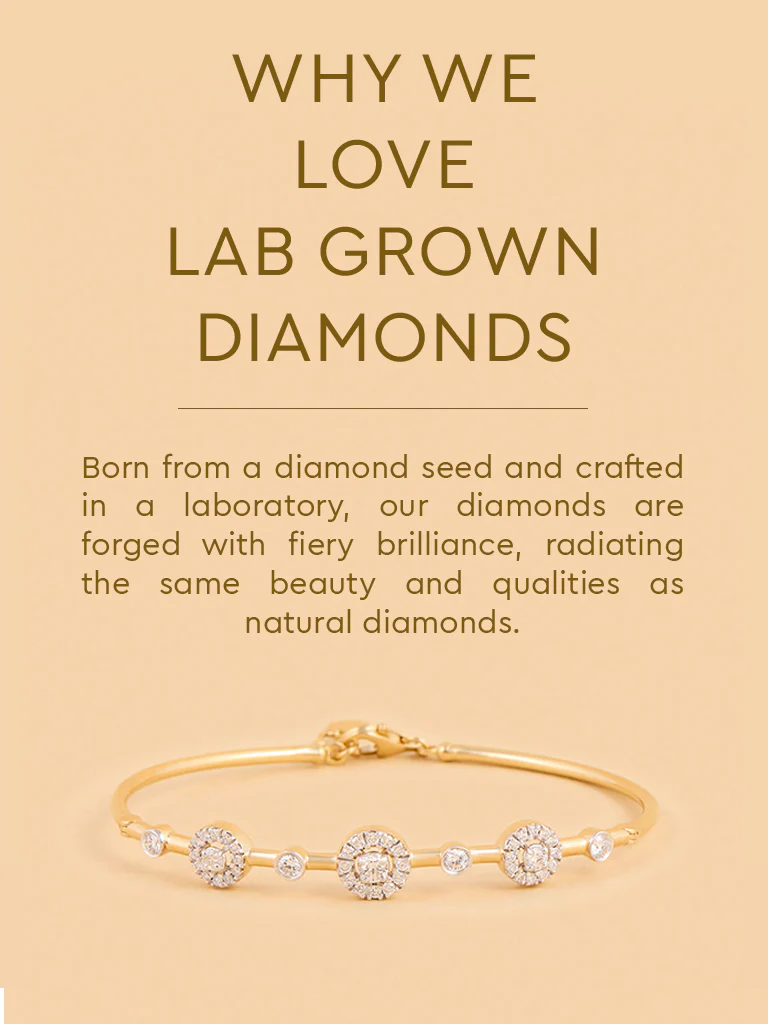 Radiant Halo Gold Plated Lab Diamond Bangle Bracelet - Image 4