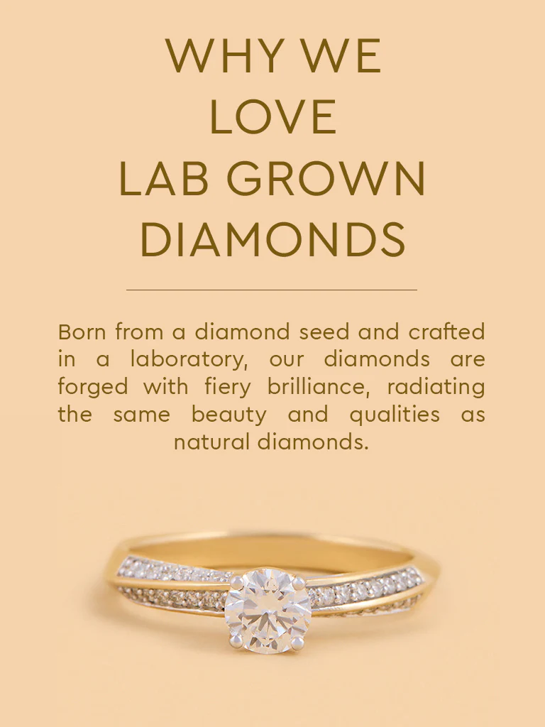 Radiant Round Lab Diamond Solitaire Ring - Image 4