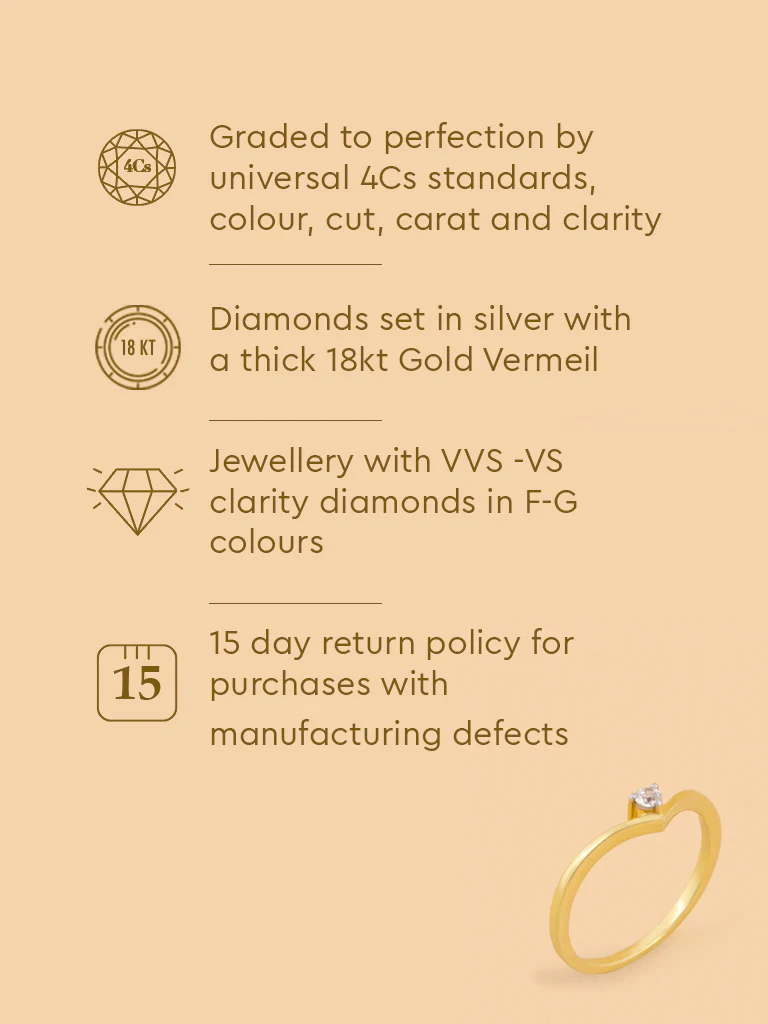 Sleek Wave Lab Diamond Ring - Image 5