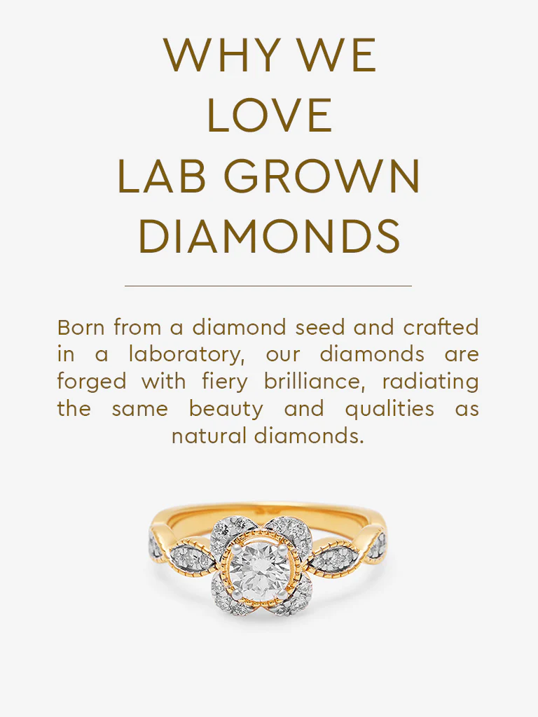 Solitaire Gold Plated Lab Diamond Ring - Image 5