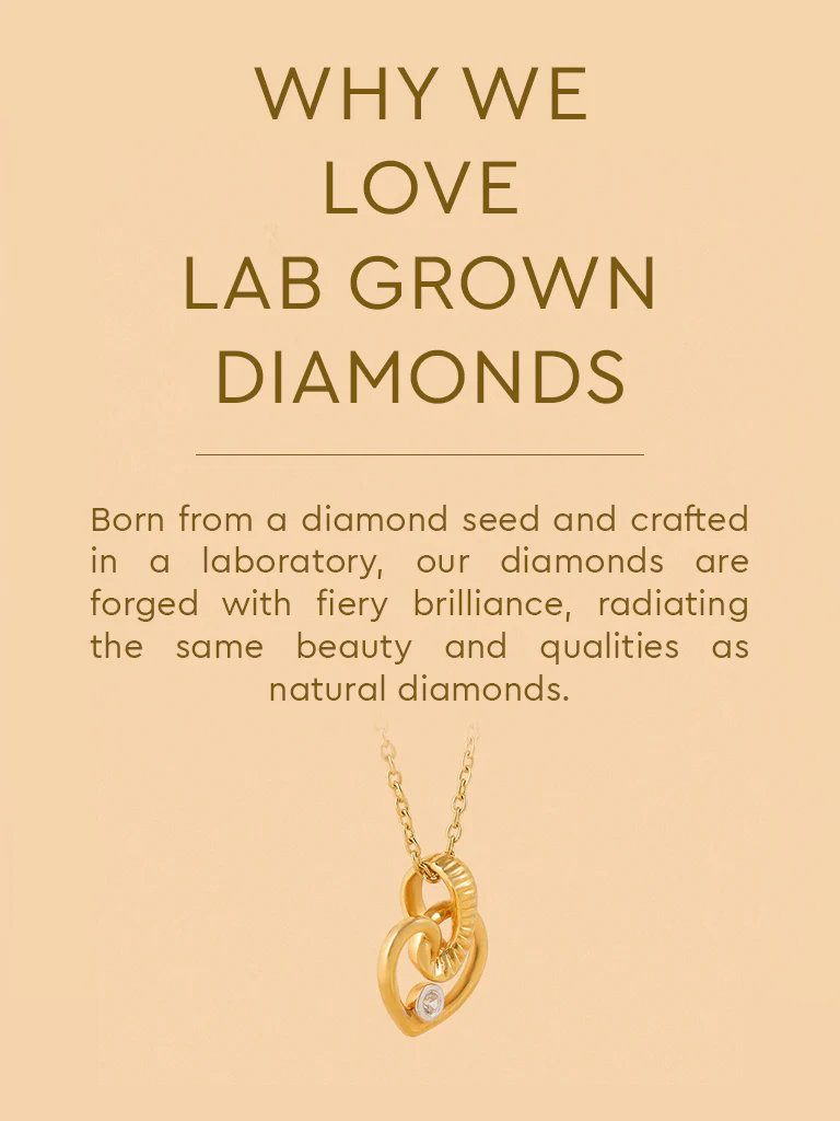 Tangled Lab Diamond Rope Heart Necklace - Image 4