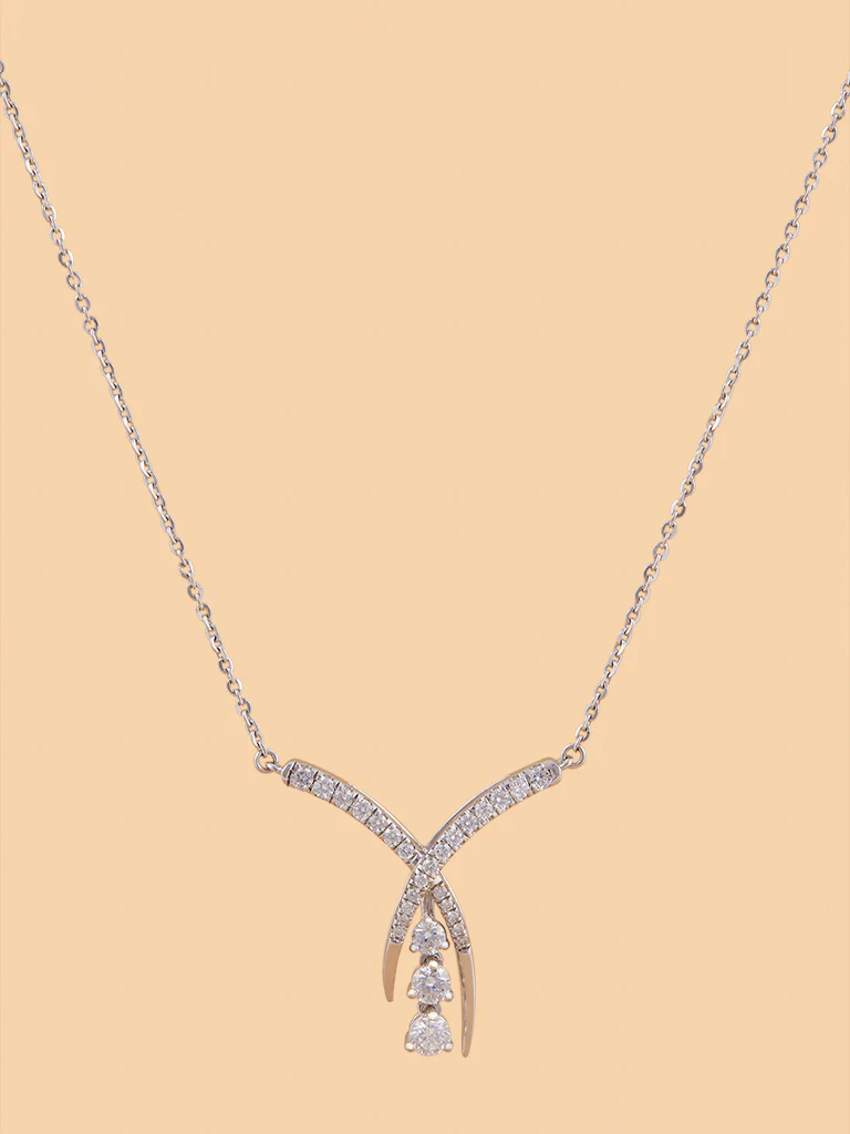 Timeless Lab Diamond Drop Pendant Necklace - Image 3