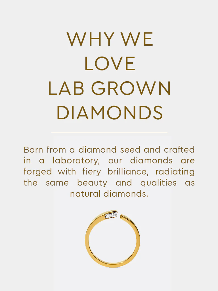 Yellow Lab Diamond Chevron Ring - Image 5