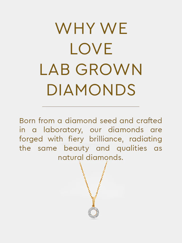 Yellow Lab Diamond Circle of Life Necklace - Image 5