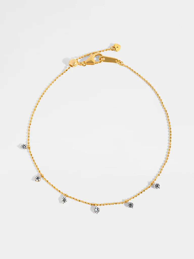 Yellow Lab Diamond Dangle Bracelet - Image 2
