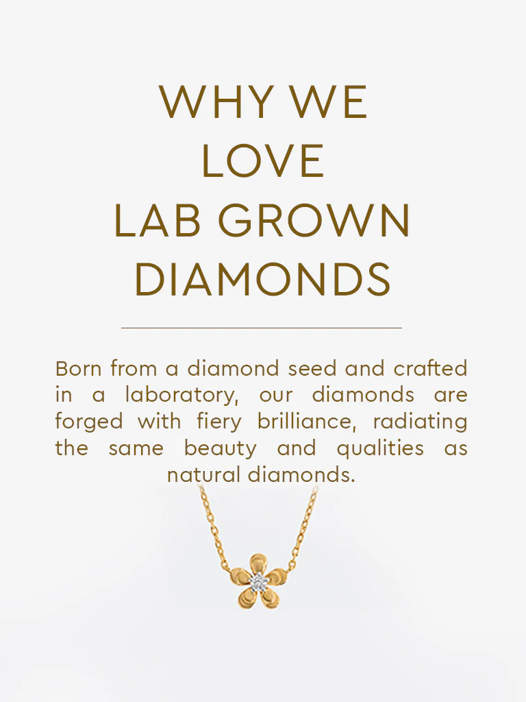 Yellow Lab Diamond Flower Necklace - Image 5