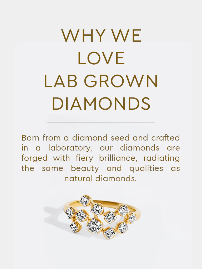 Yellow Lab Diamond Harmony Ring - Image 5