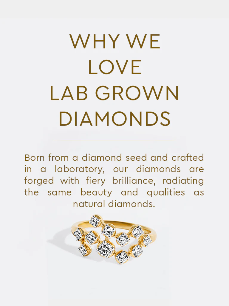 Yellow Lab Diamond Harmony Ring - Image 5