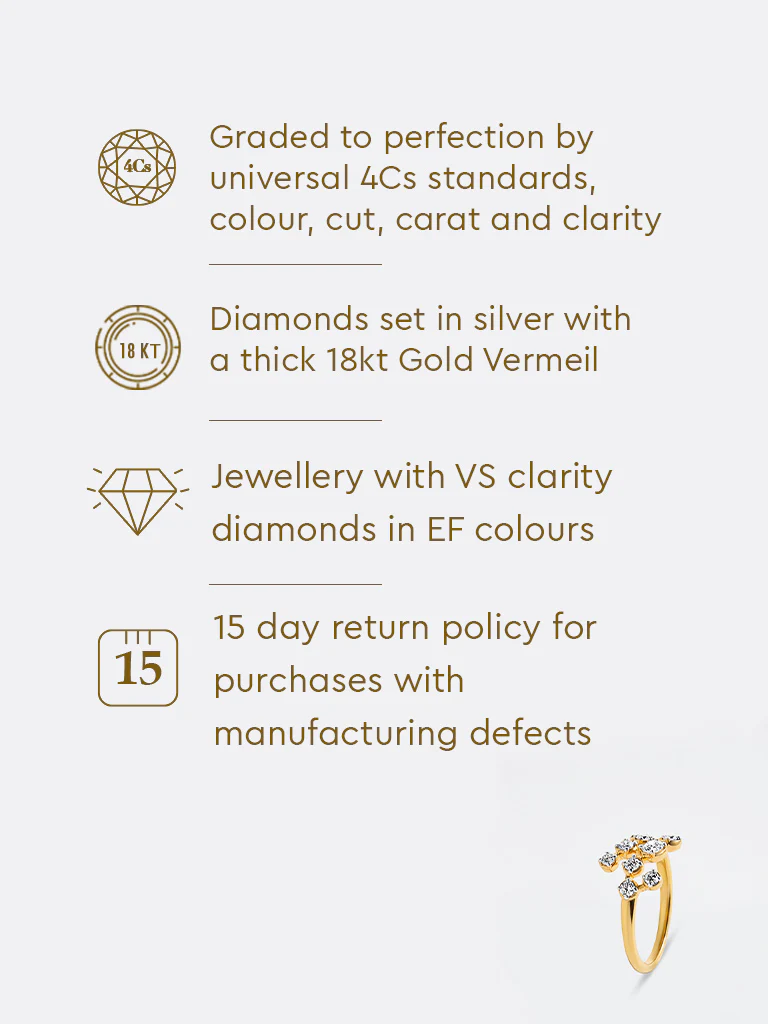 Yellow Lab Diamond Harmony Ring - Image 6