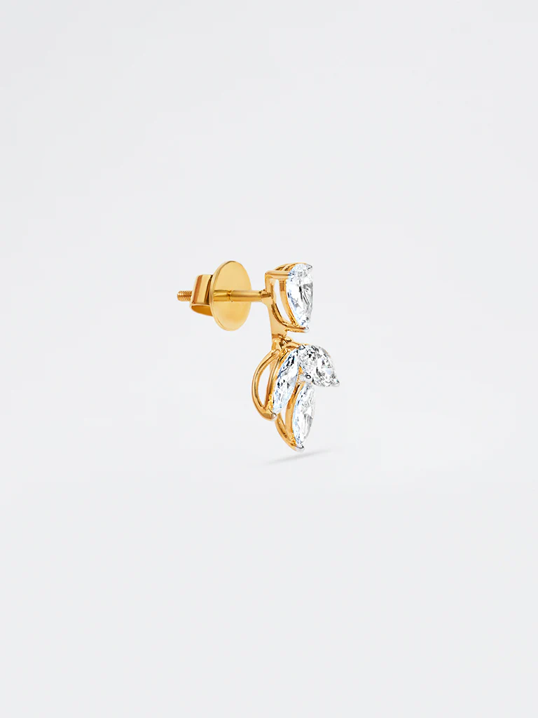 Lab Diamond Drop Earrings - Image 3