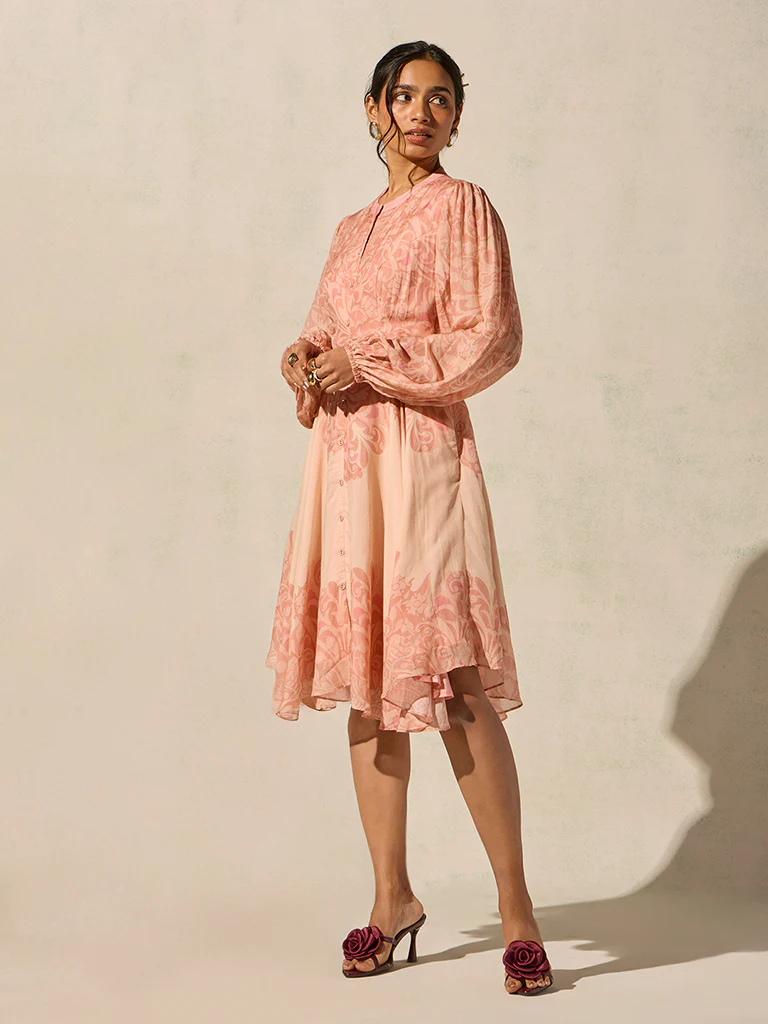 Floral Dress - Pink