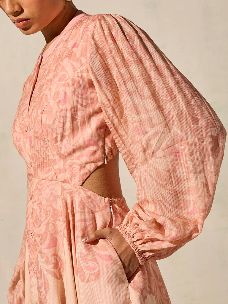 Floral Dress - Pink - Image 2